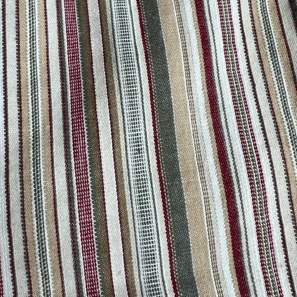 NWT Izod Hot Tropic Cropped Cargo Pants, Striped, Cranberry, size 16 - Picture 6 of 14